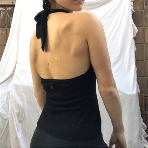 Burberry crop knit halter top NWT